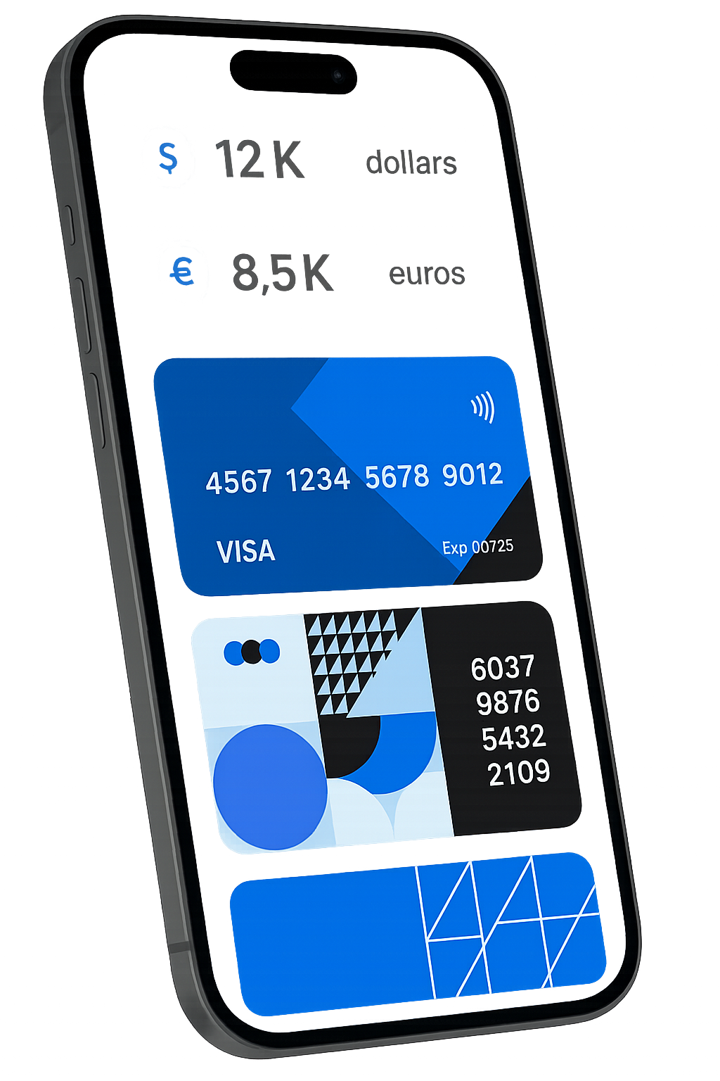 Оплачивайте международные сервисы и подписки с картой Visa / Mastercard.